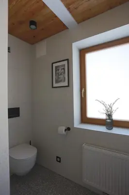 Ein Badezimmer in der Unterkunft Schneiderhaus