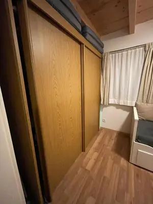 Ein Bett oder Betten in einem Zimmer der Unterkunft Chalet Falkenstein