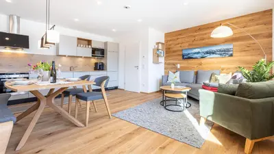 Küche/Küchenzeile in der Unterkunft Appartment Schöner Wohnen