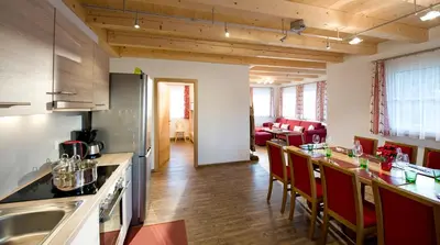 Küche/Küchenzeile in der Unterkunft AlpenChalet Mitterberg