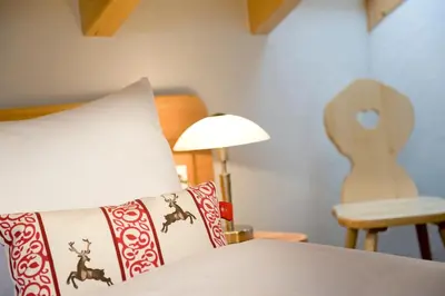 Ein Bett oder Betten in einem Zimmer der Unterkunft AlpenChalet Mitterberg