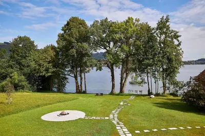 Naturlandschaft in der Nähe der Villa