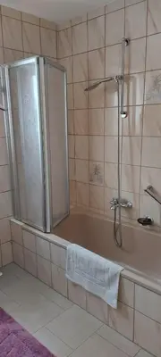 Ein Badezimmer in der Unterkunft Ferienwohnung Seeberg mit Almfeeling