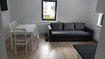 Ein Sitzbereich in der Unterkunft Center House