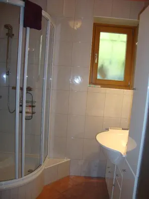 Ein Badezimmer in der Unterkunft Haus Margrit Ferienwohnung in Sonnenlage