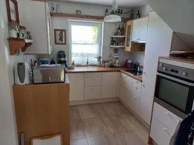 Küche/Küchenzeile in der Unterkunft Haus mit mediterranem Flair