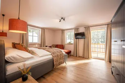 Ein Bett oder Betten in einem Zimmer der Unterkunft Apartment Schichlreit