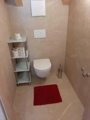Ein Badezimmer in der Unterkunft Ferienwohnung Leni