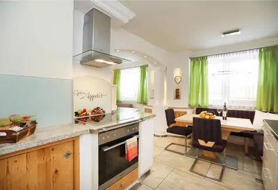 Küche/Küchenzeile in der Unterkunft Appartement Anton