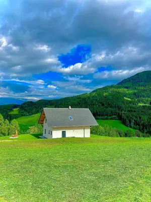 Naturlandschaft in der Nähe des Chalets