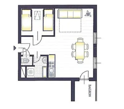 Grundriss der Unterkunft Haus Herz