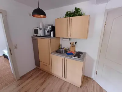 Küche/Küchenzeile in der Unterkunft Wohnung im Nationalpark Kalkalpen 1