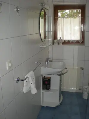 Ein Badezimmer in der Unterkunft Landhaus - Neubauer