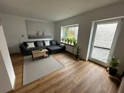 Ein Sitzbereich in der Unterkunft Traunkai Apartments Bad Ischl