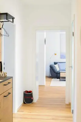 Ein Bett oder Betten in einem Zimmer der Unterkunft Traunkai Apartments Bad Ischl