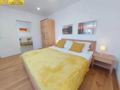 Ein Bett oder Betten in einem Zimmer der Unterkunft Apartment Marina