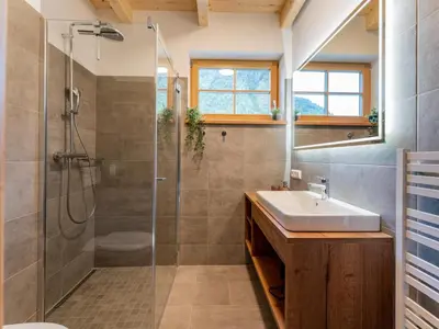 Ein Badezimmer in der Unterkunft Ferienhaus Erna