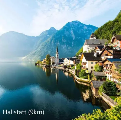 Naturlandschaft in der Nähe der Ferienwohnung