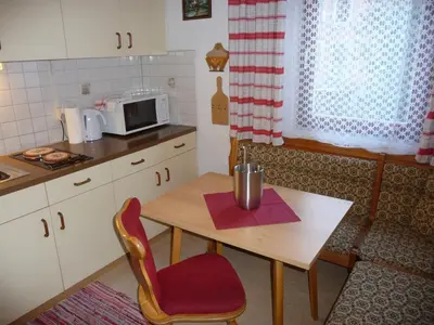 Küche/Küchenzeile in der Unterkunft Haus Gradwohl