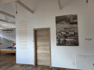 Ein Bett oder Betten in einem Zimmer der Unterkunft Apartment Berg & Naturliebe