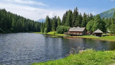 Naturlandschaft in der Nähe des Ferienhauses