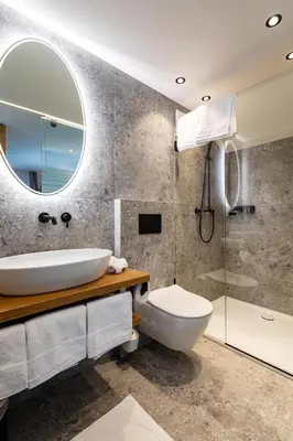 Ein Badezimmer in der Unterkunft Seegut Kübler