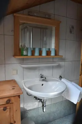 Ein Badezimmer in der Unterkunft Ferienwohnung Grubinger