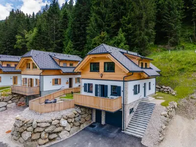 Das Gebäude in dem sich das Chalet befindet
