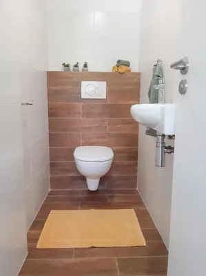 Ein Badezimmer in der Unterkunft Apartman Ramsau
