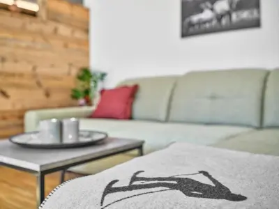 Ein Sitzbereich in der Unterkunft The Spa Suite Top 3- Tauplitz Residences by AAHH