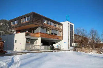 Das Gebäude in dem sich die Ferienwohnung befindet