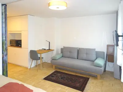 Ein Sitzbereich in der Unterkunft Edith`s Apartment