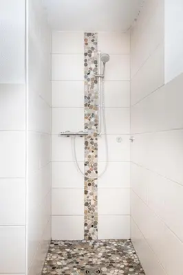 Ein Badezimmer in der Unterkunft Hauserlhütte