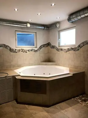 Ein Badezimmer in der Unterkunft Apartment Heijerhof - Top 4