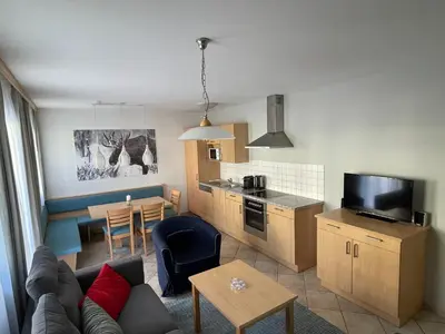 Küche/Küchenzeile in der Unterkunft Apartment Heijerhof - Top 4