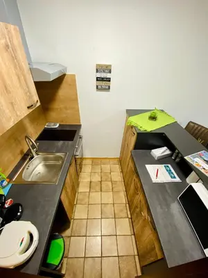 Küche/Küchenzeile in der Unterkunft Apartment Dachstein nahe Zentrum