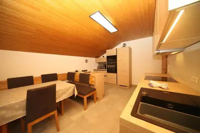Küche/Küchenzeile in der Unterkunft Haus Schroffenstein