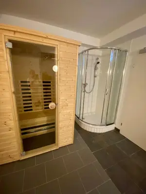 Ein Badezimmer in der Unterkunft Obertauern Fewo Alps -Top 11 by Kamper