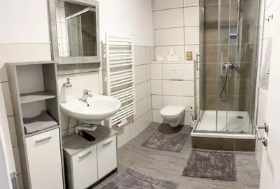 Ein Badezimmer in der Unterkunft Apartment in Gmunden