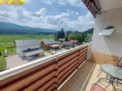 Ein allgemeiner Bergblick oder ein Berglick von der Ferienwohnung aus