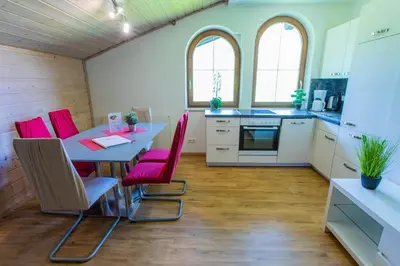 Küche/Küchenzeile in der Unterkunft Huberhof 9 by Alpenidyll Apartments