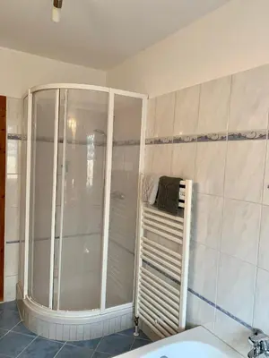 Ein Badezimmer in der Unterkunft Ferienwohnung Stadlmann