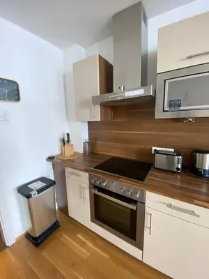 Küche/Küchenzeile in der Unterkunft Appartements 