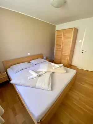 Ein Bett oder Betten in einem Zimmer der Unterkunft Appartements 