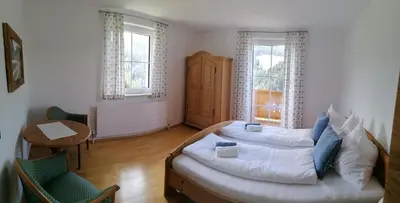 Ein Bett oder Betten in einem Zimmer der Unterkunft Haus Alexander