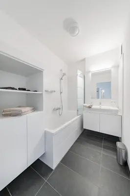 Ein Badezimmer in der Unterkunft Traunseeresidenzen