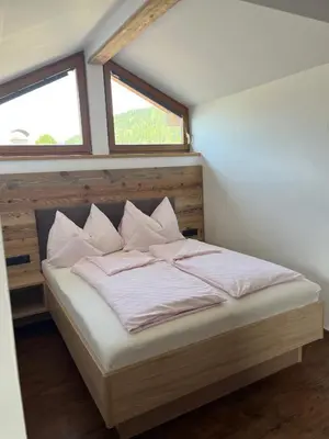 Ein Bett oder Betten in einem Zimmer der Unterkunft Ferienwohnung Amade