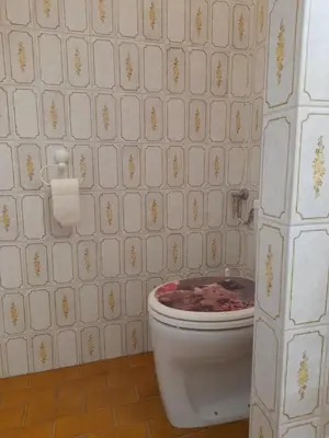 Ein Badezimmer in der Unterkunft Ferienhaus Reiter