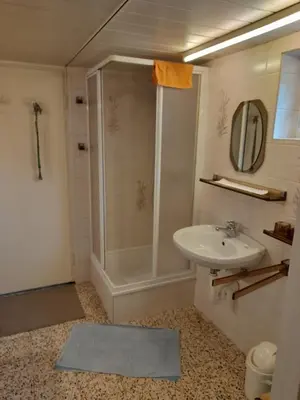 Ein Badezimmer in der Unterkunft Ferienhaus Reiter