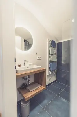 Ein Badezimmer in der Unterkunft Anna Pertl - lieblingsquartier